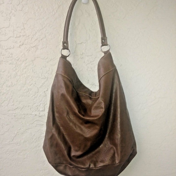 Brown Purse Pocketbook Handbag Shoulder Bag Tote - Picture 2 of 7